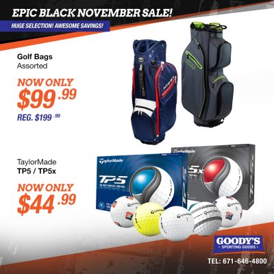 Golf Bags and TaylorMade Golf Balls